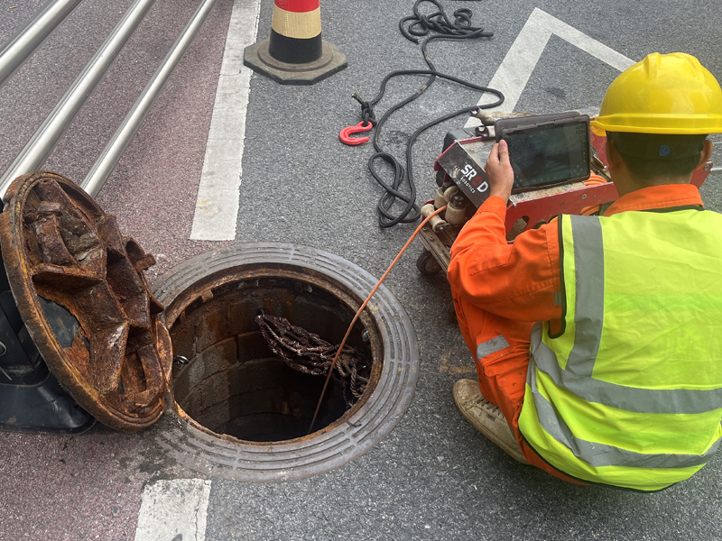 句容市政管道内窥检测